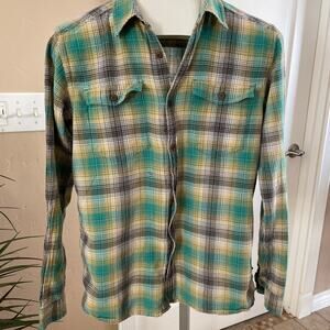 Patagonia Flawed Button Up Shirt Womens Medium Organic Cotton